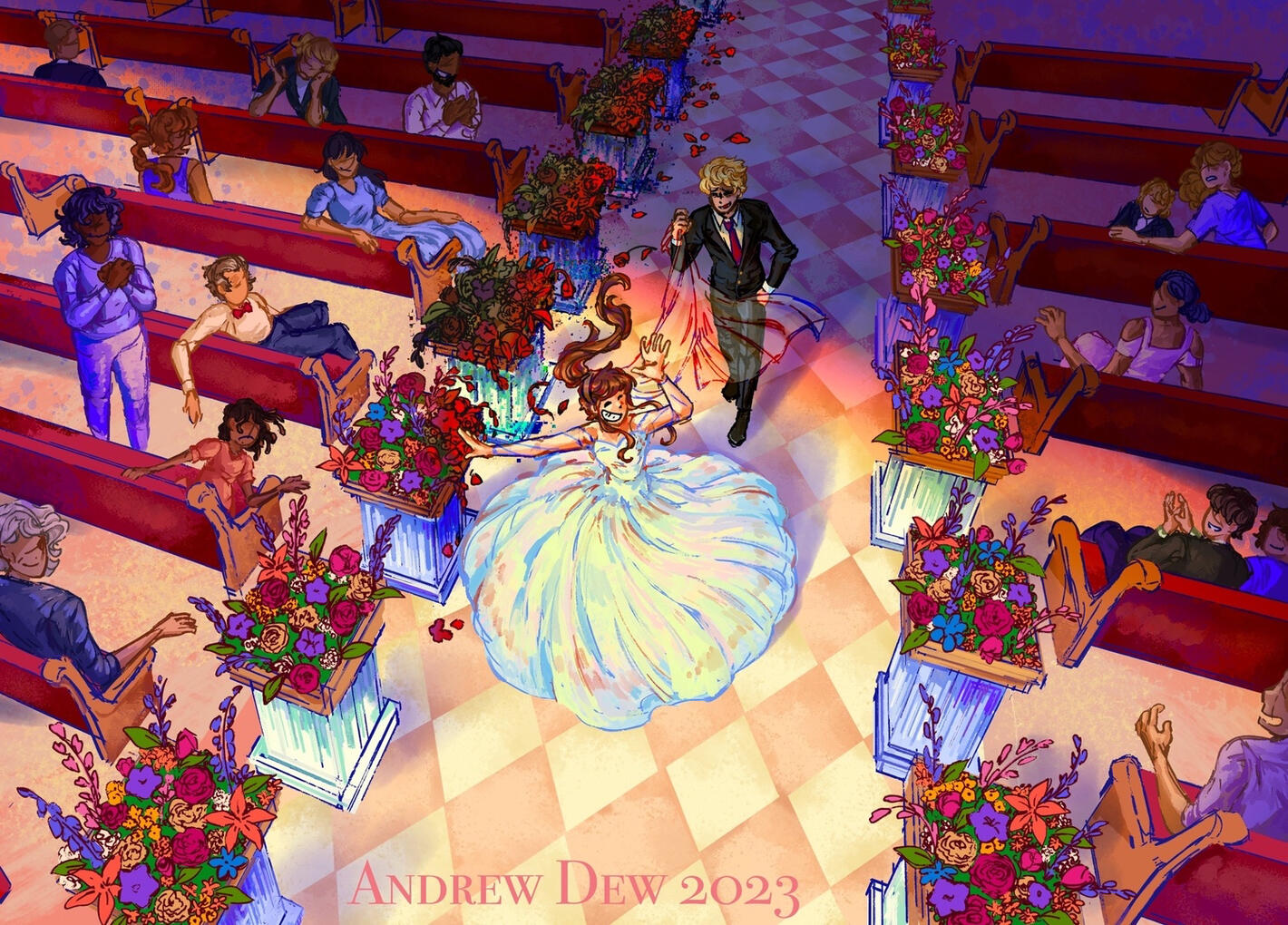 ”Beyond the Veil” AP Art Portfolio Piece #4, Digital, Program: Procreate - 2023