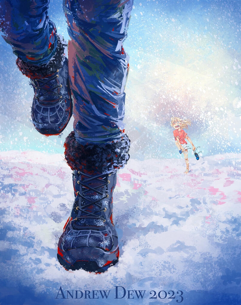 “Abandonment” AP Art Portfolio Piece #1, Digital, Program: Procreate - 2023