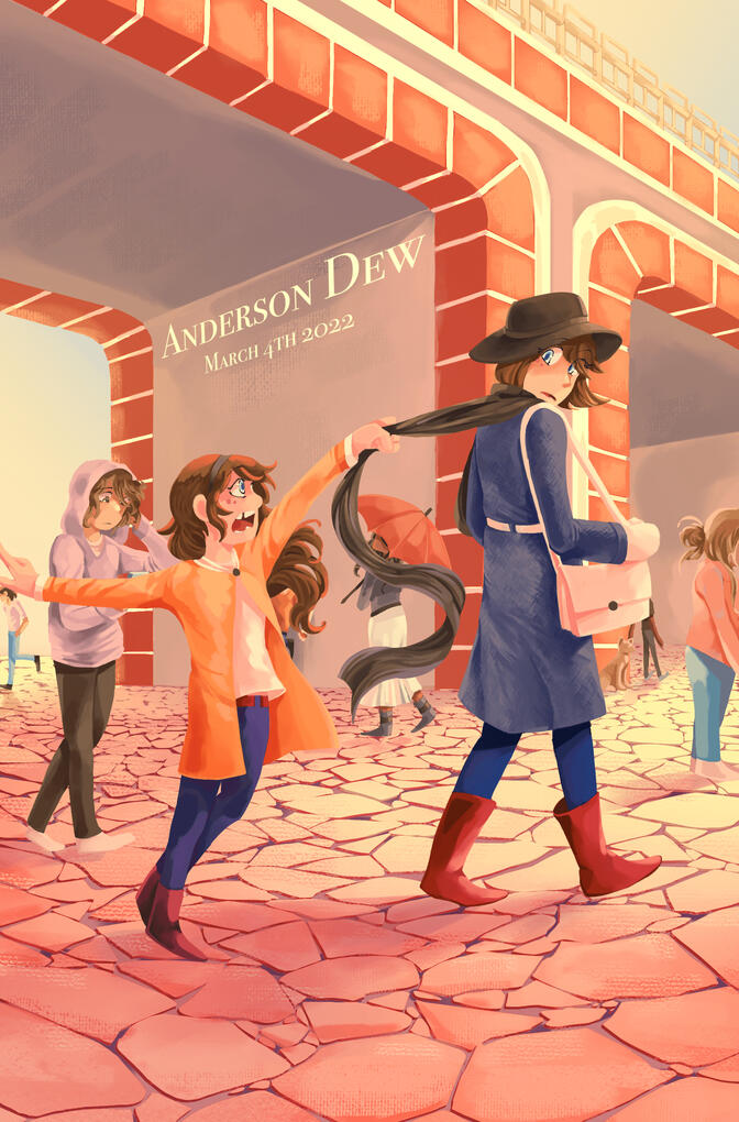 Redraw of old piece, Highschool sophomore project, Digital, Program: Ibispaint - 2022