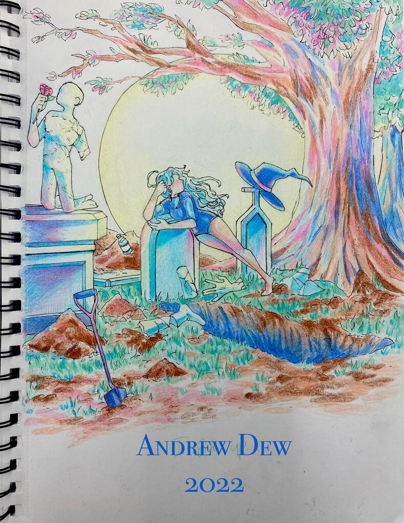 Ink and Mechanical Colored Pencil Drawing - 2022